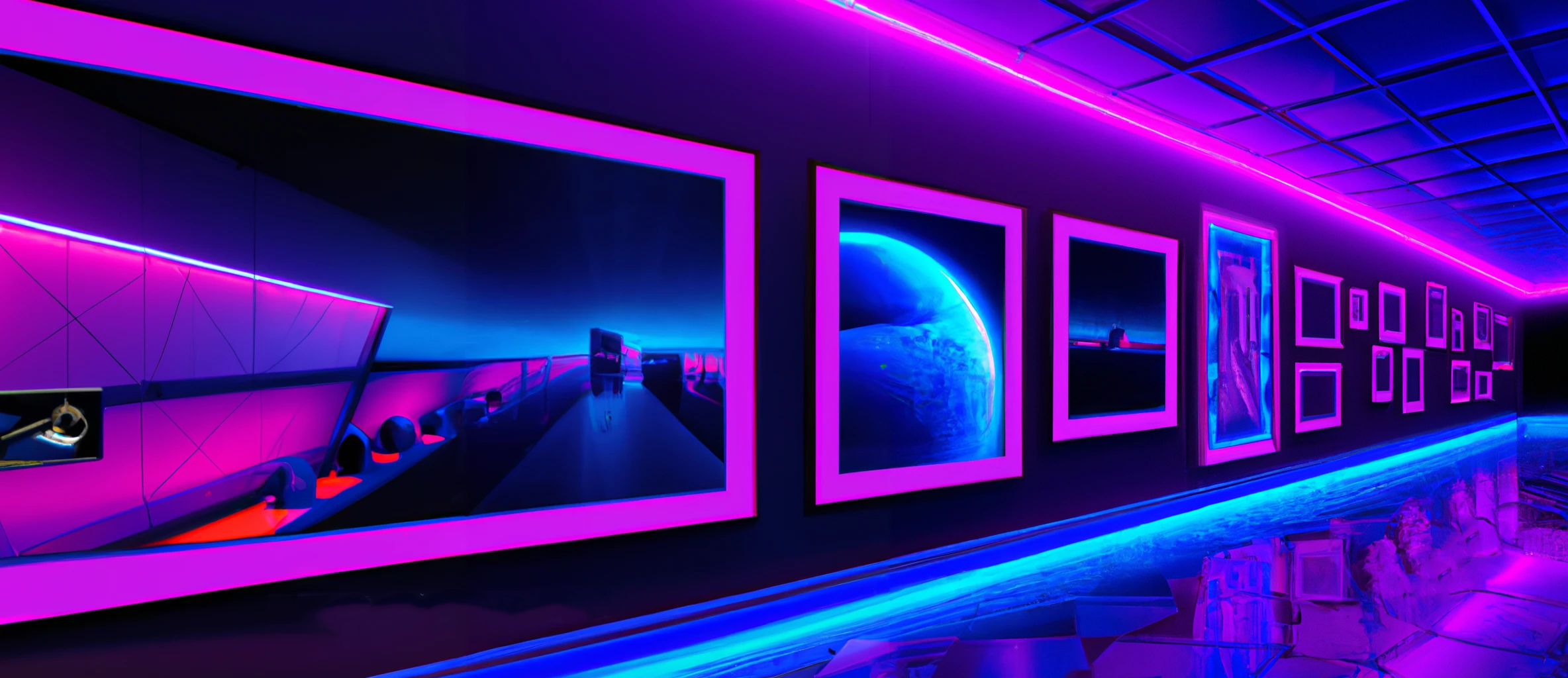 synthwave art gallery
